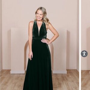 Revelry Emerald Green Dress